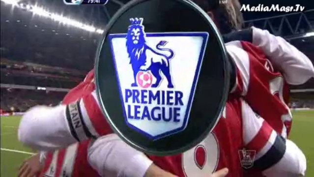 هدف أرسنال الأول في إيفرتون - الأسبوع 15 - 8/12/2013