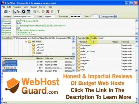 Como Subir Archivos a tu Hosting