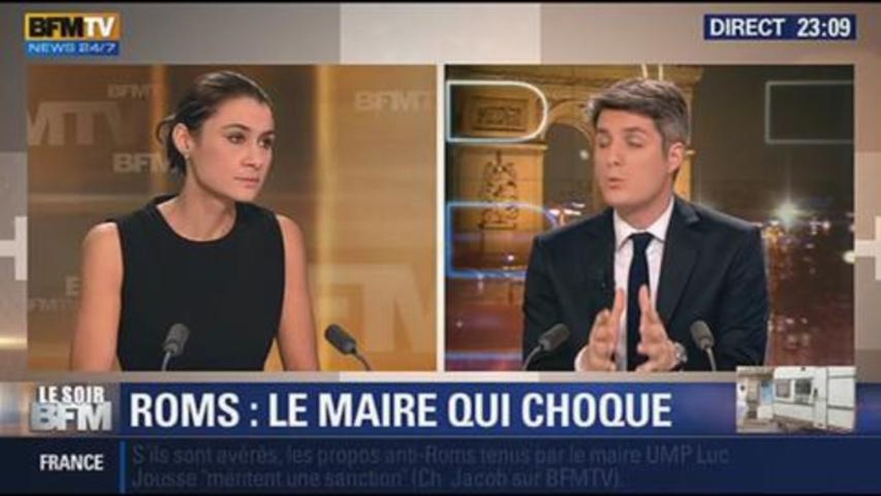 Le Soir BFM: un maire UMP dérape sur les Roms: SOS Racisme porte plainte  - 04/12 4/5