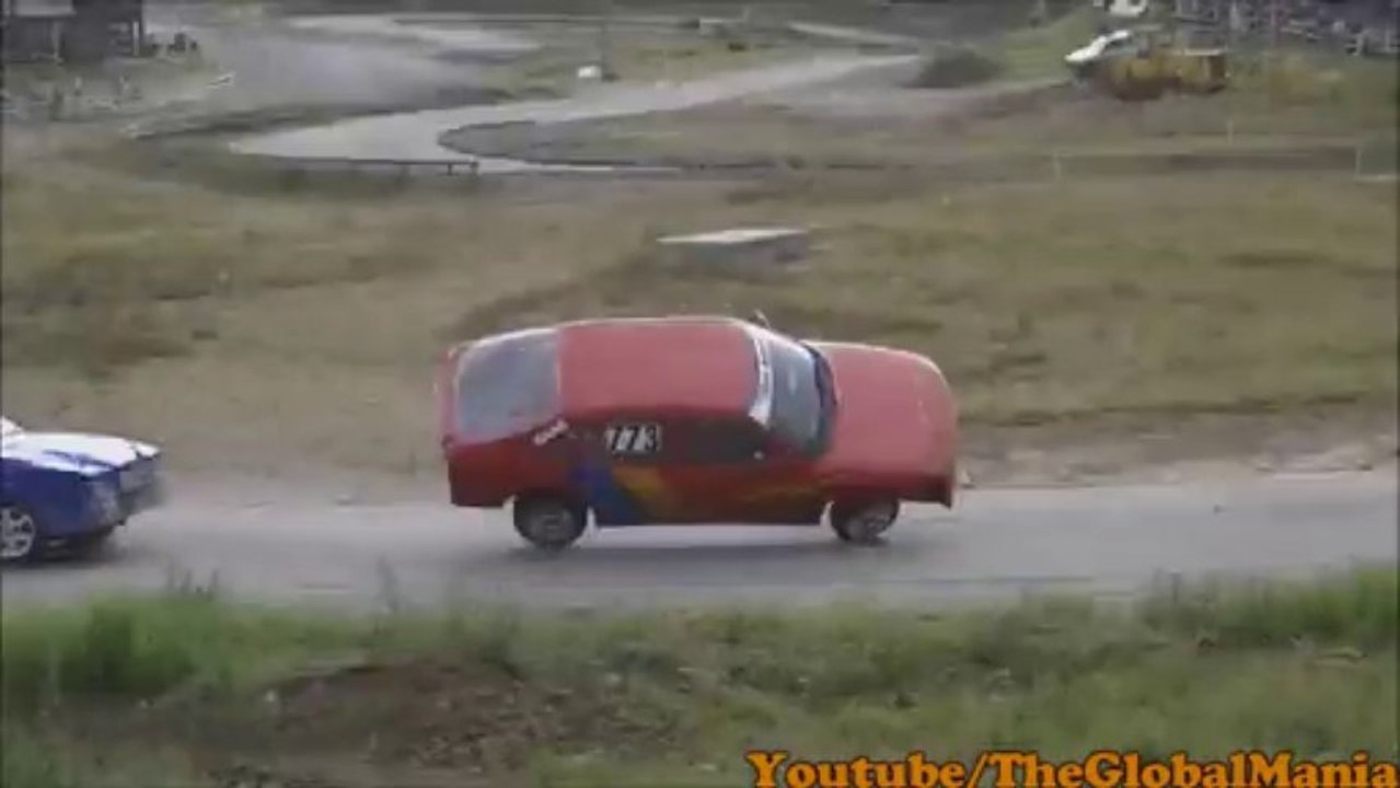 Big Racing Crash