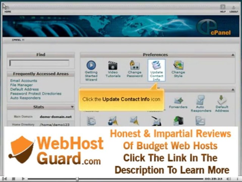 X3 Skin Updating your contact information in cPanel on Cpanel Adult-Hosting.com