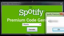 Spotify Premium Code Generator 2013 Updated December 2013)