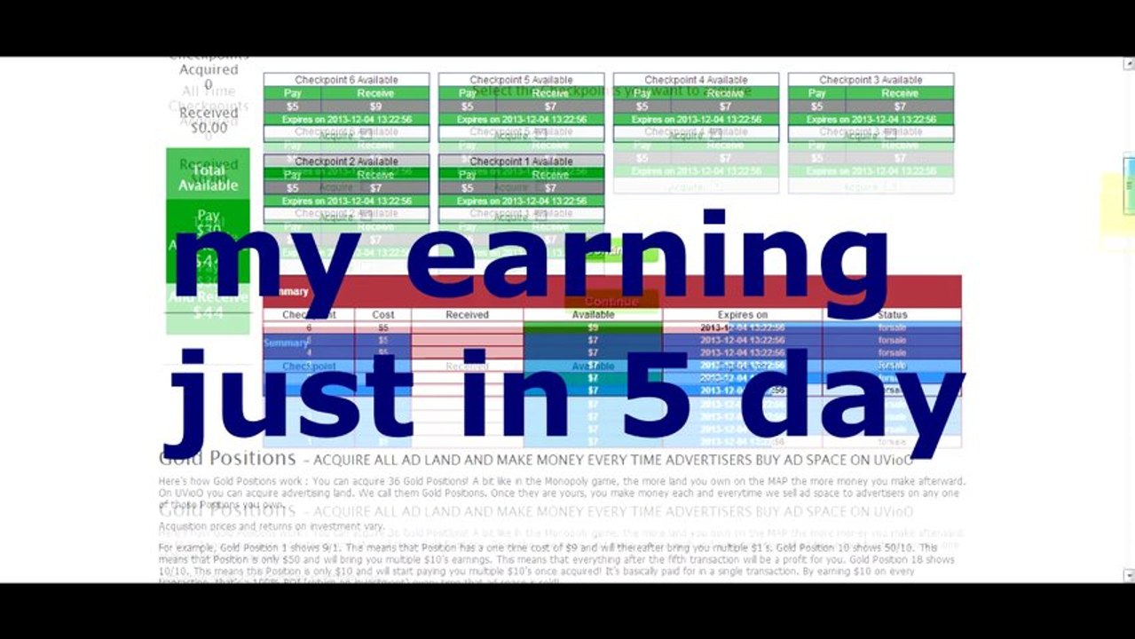 Uvioo the money machine