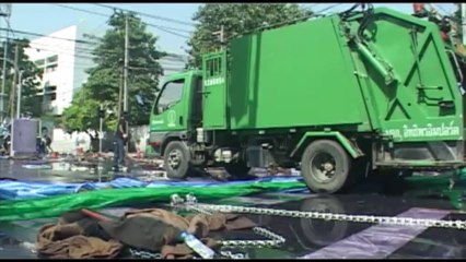 Bangkok (Thailande) 02-12-2013 RUSH RIOTS FRONT LIGNE 3