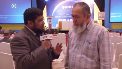 لقاء مع د. قدرة الله من قرقيزيا حول الروهنجيا والمشاركة في المؤتمر العالمي للإعلام بجاكرتا ( 1 )