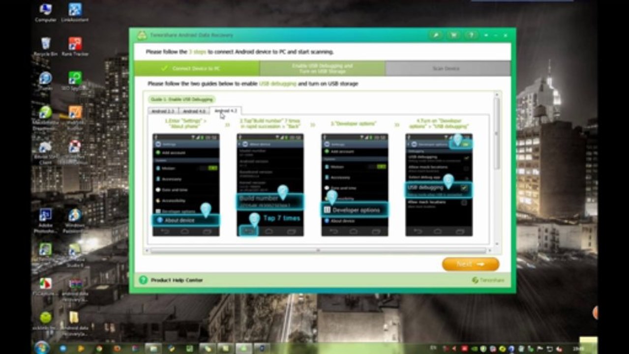 Show you how to recover contacts from Google Nexus 5