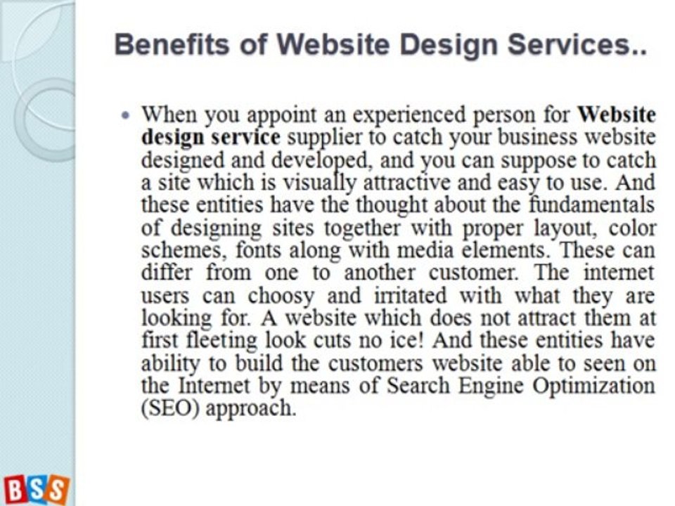 Benefits of Website Design Services