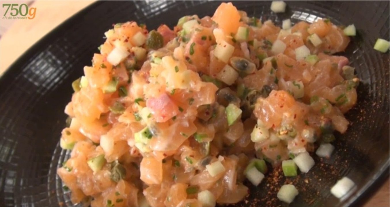 Recette du Tartare de saumon facile et rapide - 750 Grammes