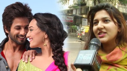 Shahid Kapoor, Sonakshi Sinha Together - Public Speaks