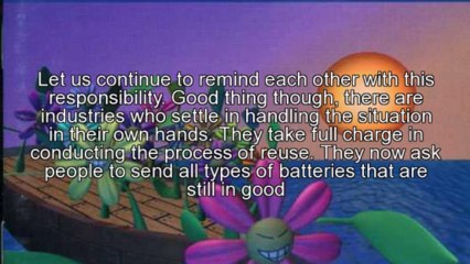 Find Hope In Battery Recycling