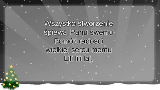 Polskie Kolędy - Gdy śliczna Panna - Kolęda + tekst (karaoke)