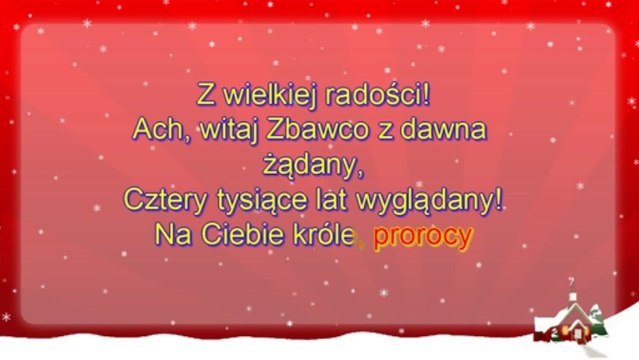 Polskie Kolędy - Wśród nocnej ciszy - Kolęda + tekst (karaoke)