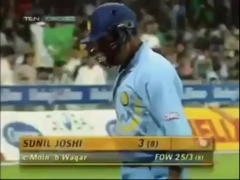 Waqar Younis 5 Wickets For 31 Against India