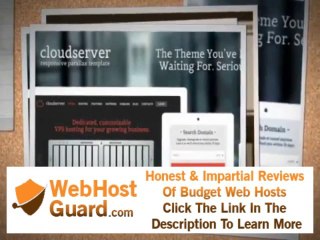 CloudServer - One Page Responsive Hosting Theme + Download