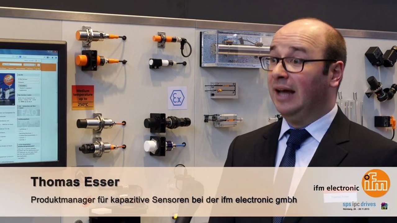 Interview Thomas Esser kapazitive Sensoren auf der SPS
