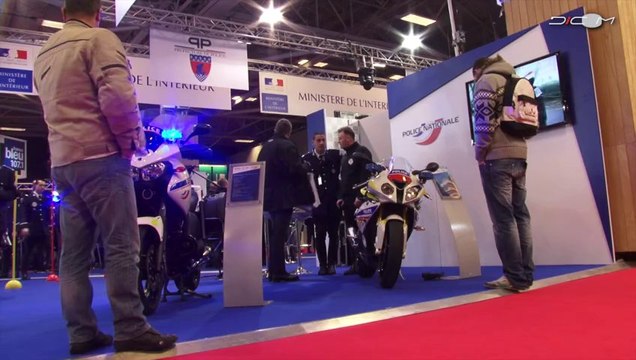 Le ministère de l'intérieur au salon de la moto 2013