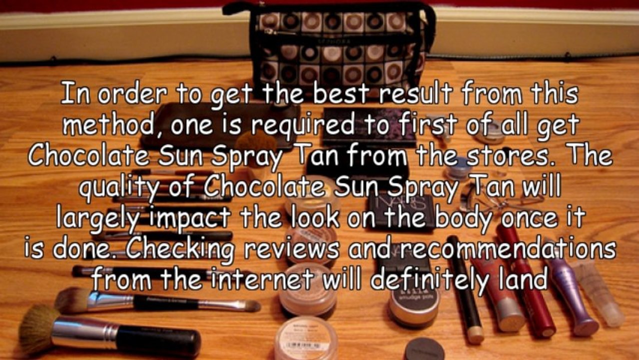 Importance Of Chocolate Sun Spray Tan That You Must Know