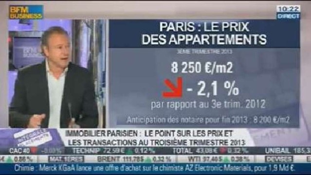 Les Prix de l’immobilier parisien sont en baisses mais toujours élevés , Olivier Marin, dans Intégrale Placements – 05/12