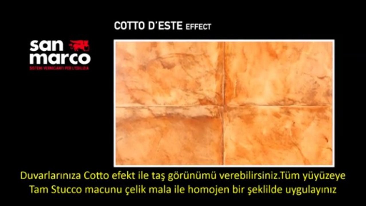 Natura Boya - ROXİDAN Cotto Efekt İtalyan Dekoratif Boya - Türkçe