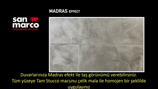 Natura Boya - Easy Metal Madras Efekt İtalyan Dekoratif Boya Uygulama - Türkçe