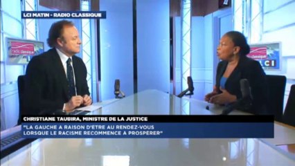 Christiane Taubira, invitée politique de Guillaume Durand avec LCI