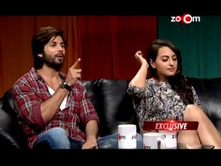 Shahid Kapoor on Sonakshi Sinha's attitude