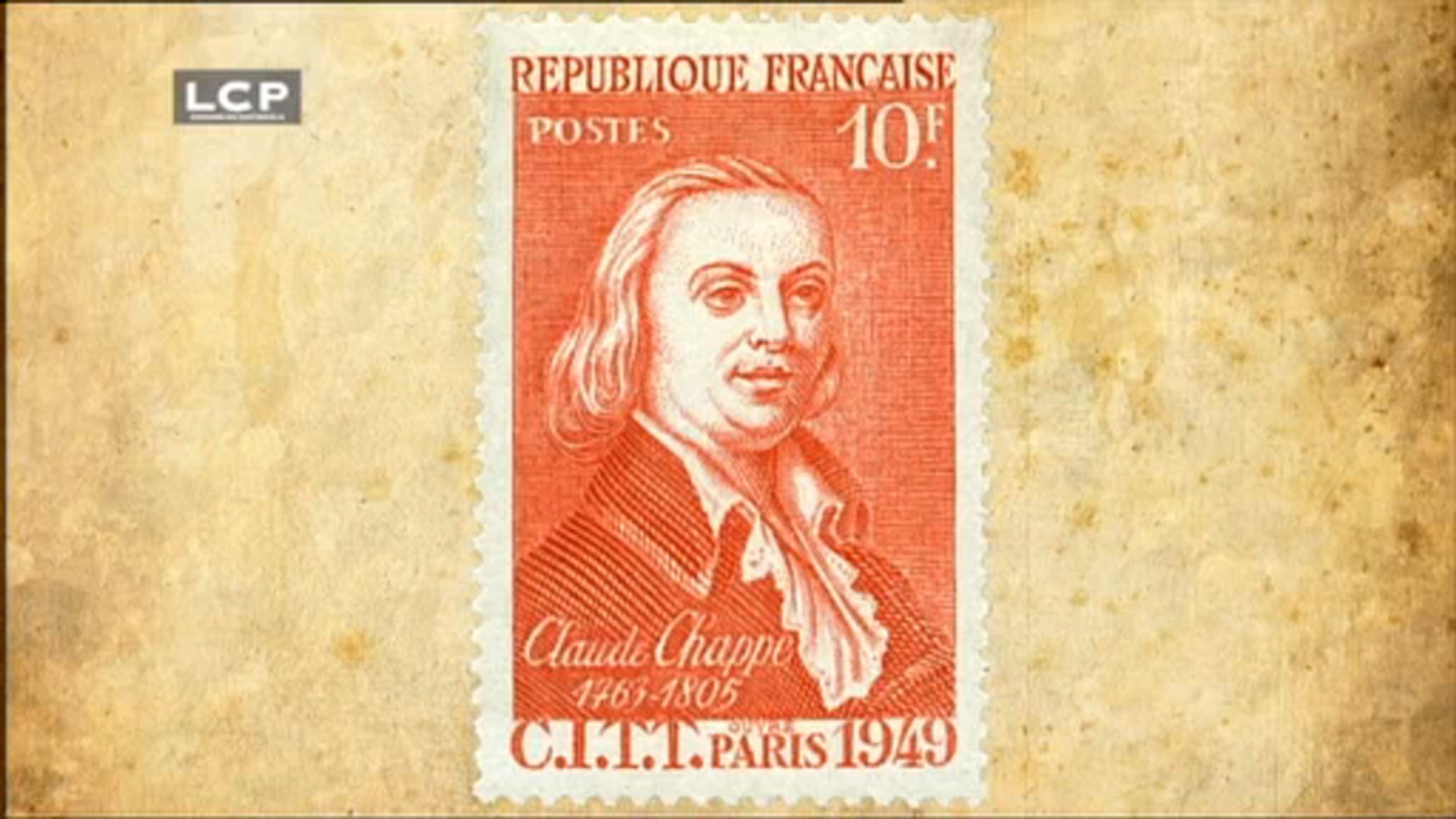 Histoires de timbres : Histoires de timbres - Claude Chappe