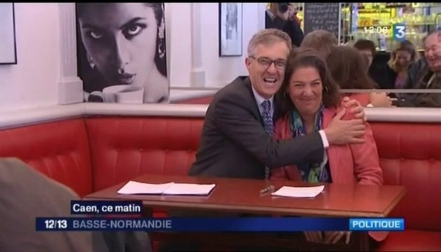 Union à Caen entre Sonia de La Provôté et Philippe Lailler (France 3)