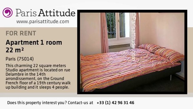 Studio Apartment for rent - Montparnasse, Paris - Ref. 3278