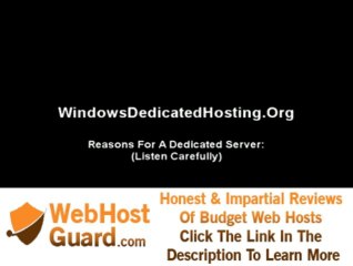 Windows Dedicated Hosting