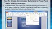 Animated Bullet List in PowerPoint in 3 Simple Steps