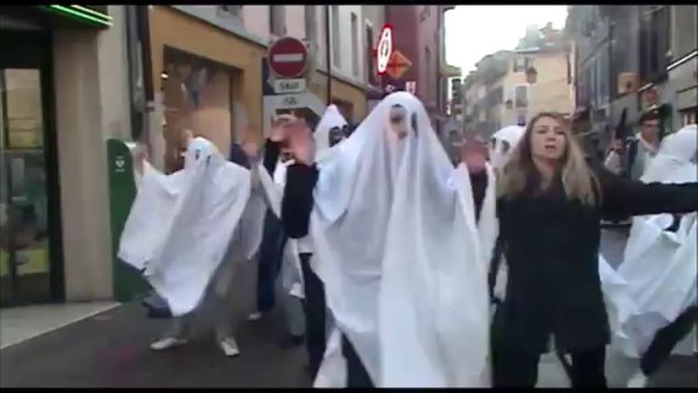 Flash Mob Ghostbusters 2013 - L1 Gr1 Infocom IAE Annecy