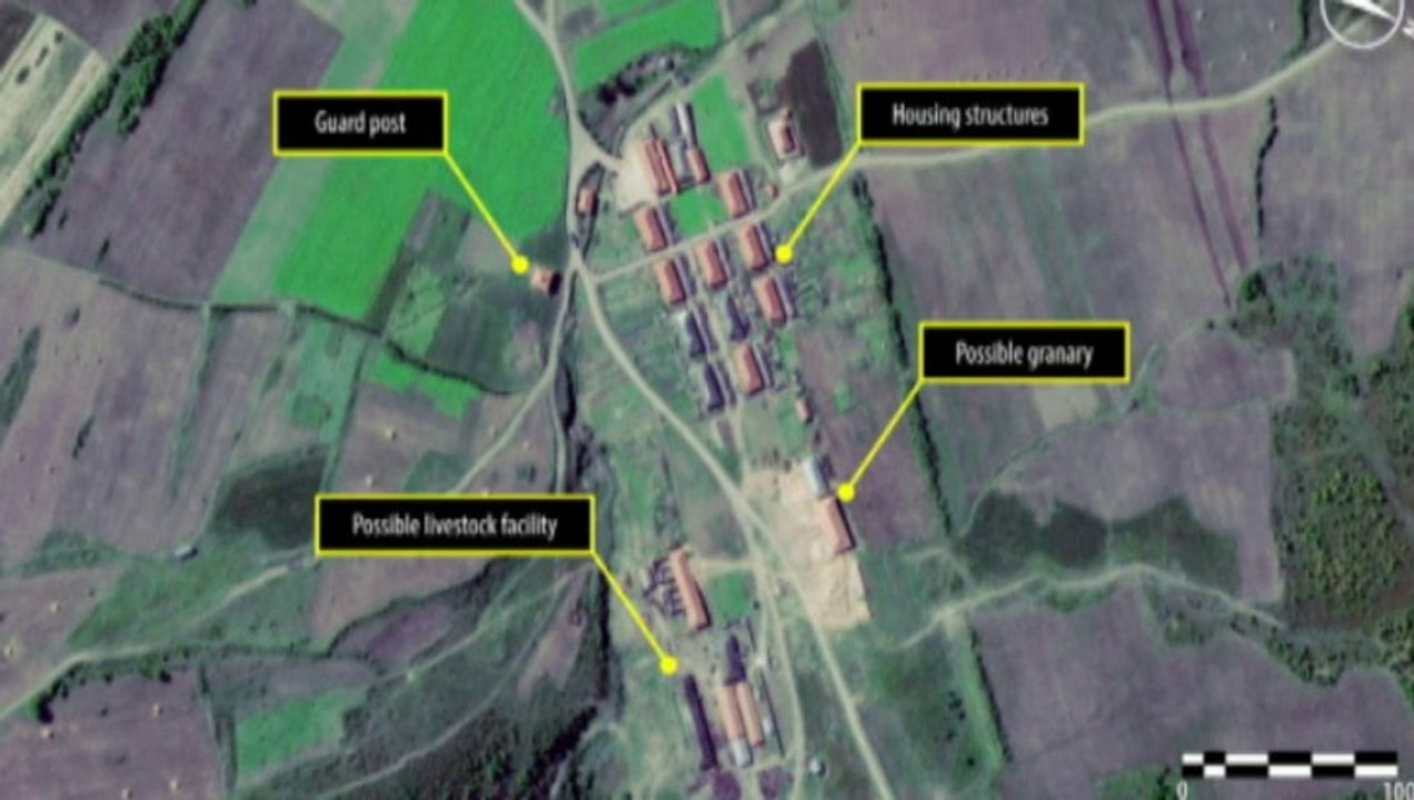 Political prison camps size of Washington DC in North Korea
