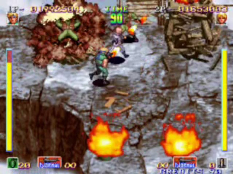 Shock Troopers 2-Player Playthrough