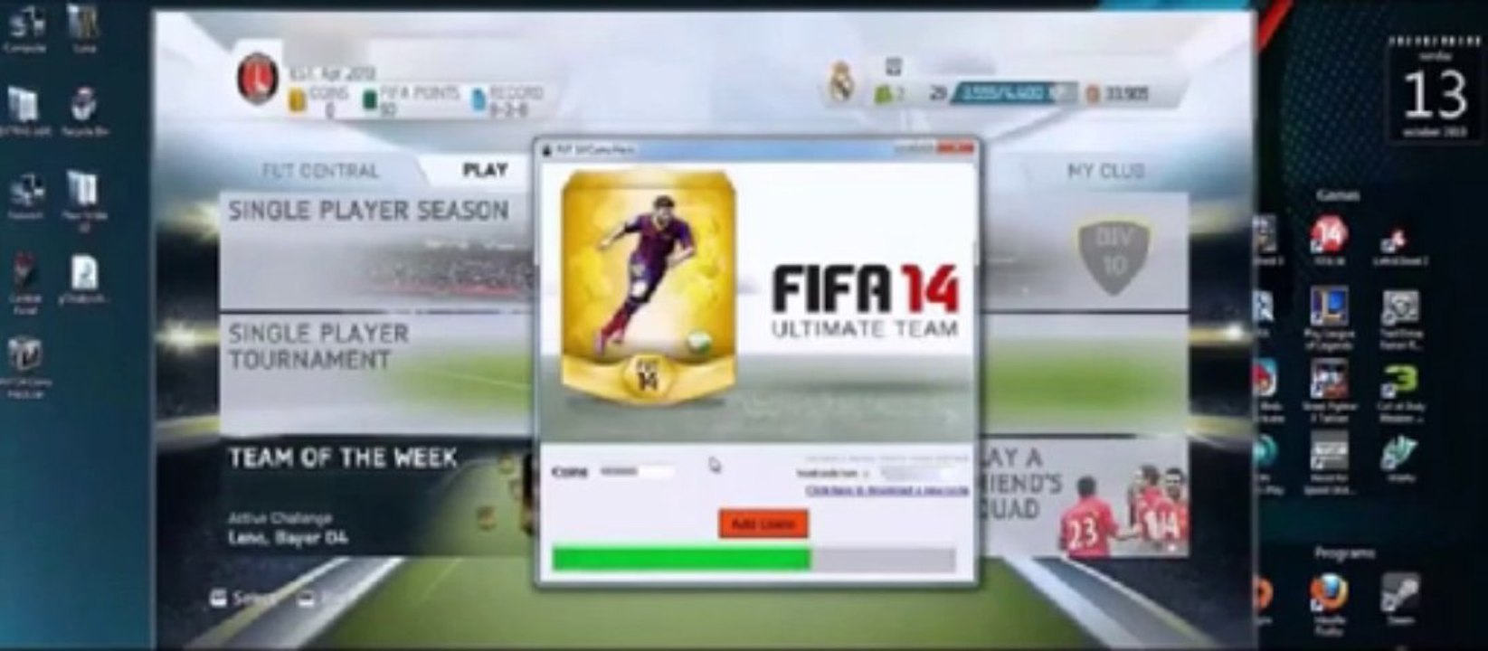 Fifa 14 Ultimate Team Coin Generator - Get Free Fifa 14 Ultimate Team Coins...