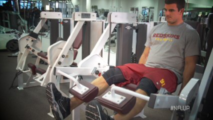 NFL UP: 'Sticks' Leg Extensions