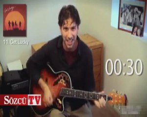 1 dakikada 20 popüler şarkı söylemek