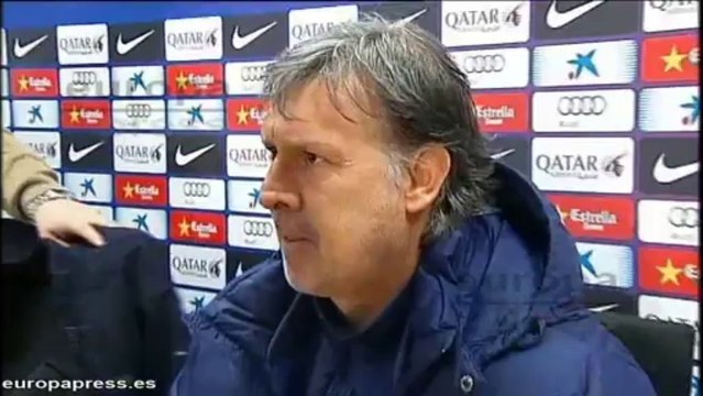 Martino niega que haya pesimismo en Camp Barça