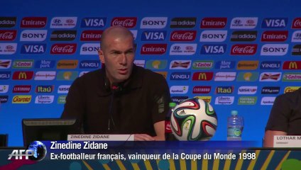 Tirage de la Coupe du Monde: l'avis de Zidane