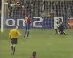 Barcelona 1-2 Juventus - UCL QF - 2003 - Zalayeta Goal