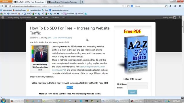 How To Do SEO For Free And Increasing Website Traffic 3