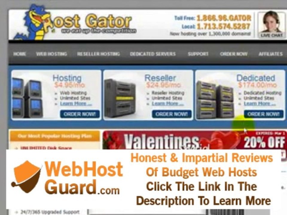 Host Gator Review, Linux Web Hosting, Domain Name Web Hosting - Coupon Code : SaveBigHostgator