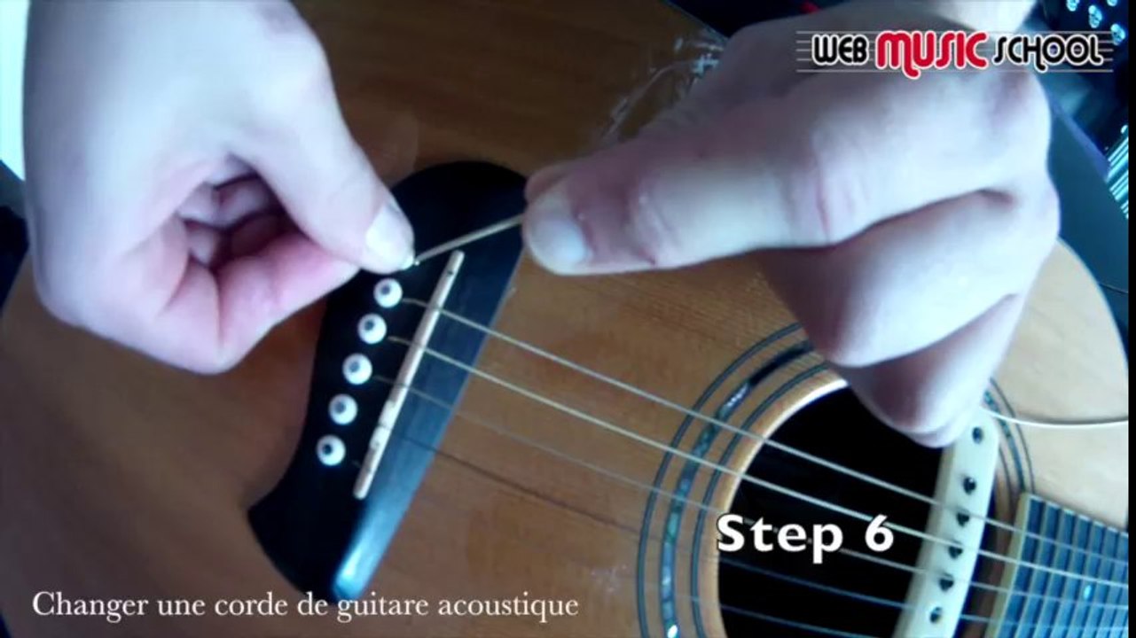 Changer une corde de guitare - Change a guitar string