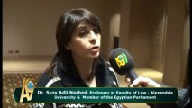 Dr. Suzy Adli Nashed, Professor at Faculty of Law - Alaxandria University & Member of the Egyptian Parliament