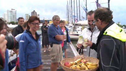 Arrivée de Obportus3 (Class40)  - Transat Jacques Vabre 2013