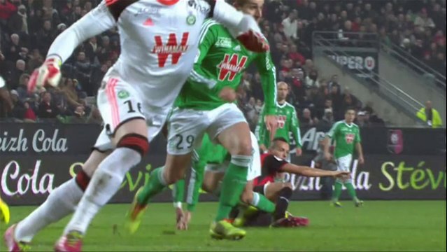 But Romain ALESSANDRINI (55ème) - Stade Rennais FC - AS Saint-Etienne - (3-1) - 04/12/13 (SRFC - ASSE)