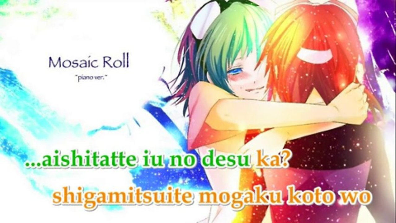 【Karaoke】『Mozaik Role （piano-ver）』【Off Vocal】