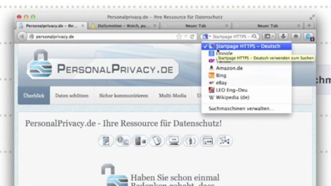 Sicher Surfen - 5. Suchmaschinen