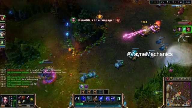 Vayne au top dans le lag - League of legends - team-aaa.com