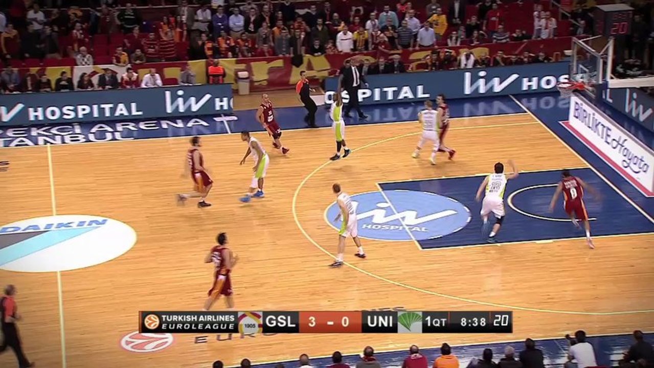 Assist of the night: Carlos Arroyo, Galatasaray Liv Istanbul